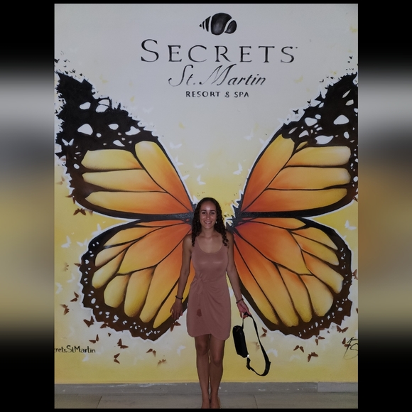 Lulu's Faux Wrap Mini Dress - Picture 4 of 8